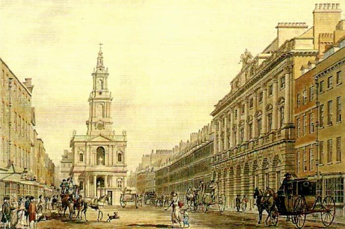 thomas malton the strand with somerset house